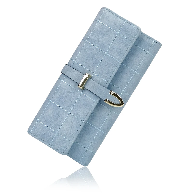 Light Blue -B BVLRIGA органайзер кожа кошелек женский кошелёк женские кошельки и кошельки женские бумажник портмоне визитница женская для карточек сумка женская монетница обложка для документов плед кошелек для монет девочек клатч - Цвет: Light Blue -B