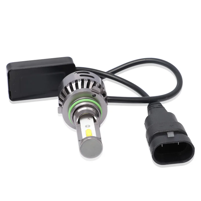 Aslent 2X H4 светодиодный H7 объектив 55 Вт/лампа 20000LM 6500 LED Canbus Error Free H11 H8 HB4 H1 HB3 9005 9006 Авто фары для укладки огни