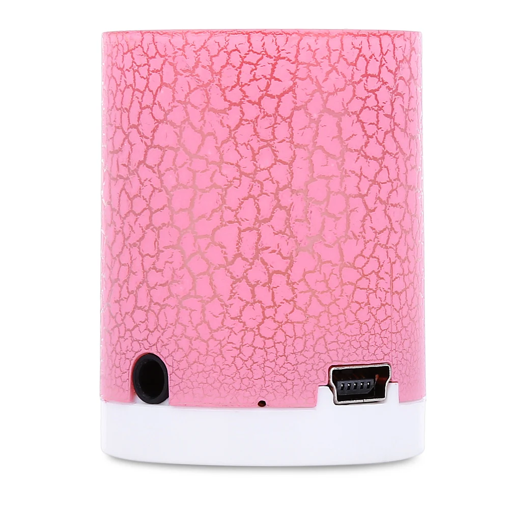 Portable Flash LED Light Crack Pattern Support TF Card MP3 Player with Speaker | Электроника
