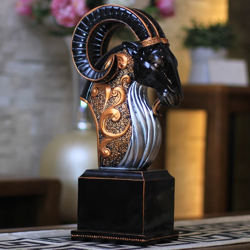 

Sanyangkaitai Sanyang leader ornaments Zhaocai office furnishings gift business gifts housewarming opening entrance