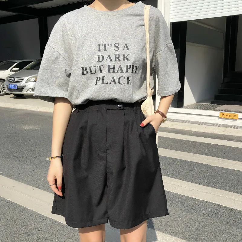 Универсальные женские шорты с эластичной талией 4 цвета повседневные летние