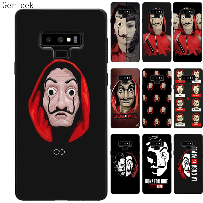Чехол из ТПУ Desxz La Casa De Papel для Samsung Galaxy A70 A50 A40 A10 A30 A9 A7 A8 A6 A5 A3 J6|Чехлы-накладки| |