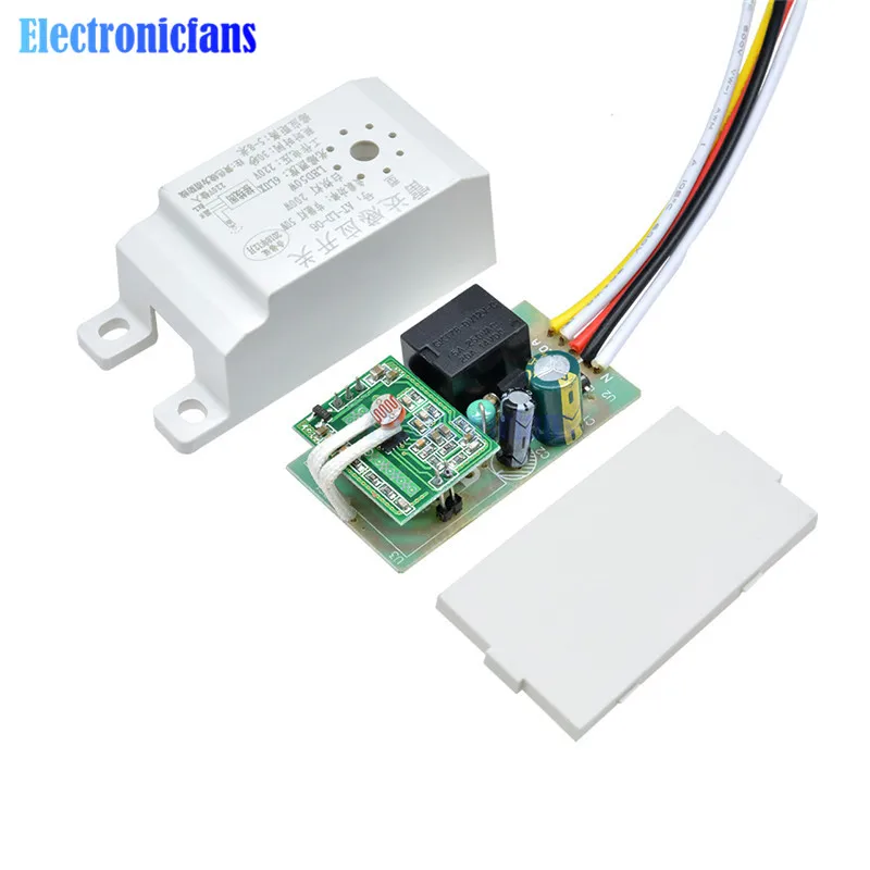 220V Infrared Body Motion Radar Sensor PIR Sensing Switch Microwave Detector Switch Module