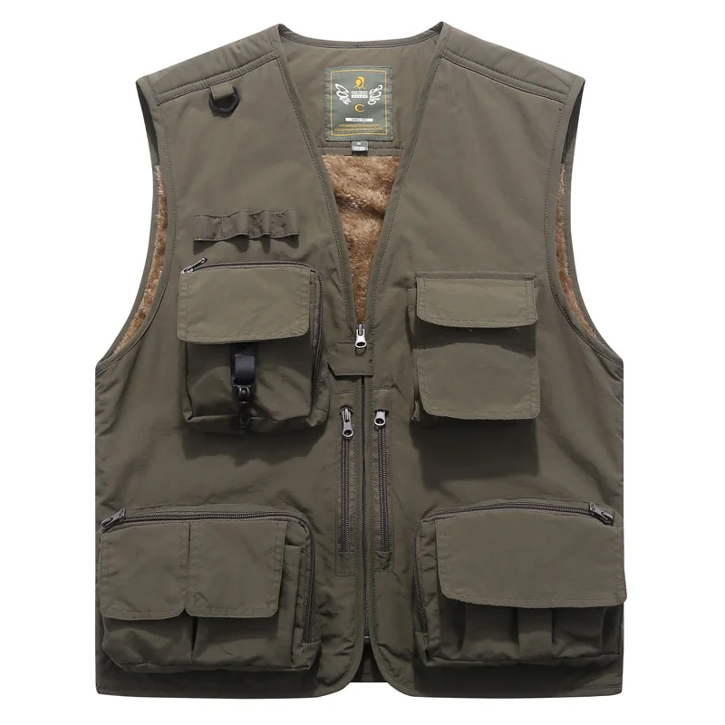 Бренд MANLI 2018 мужской походный жилет с несколькими карманами Мужская
