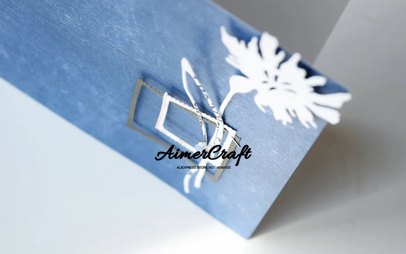 3 шт. трафарет для скрапбукинга цветочных растений рукоделия бумажная карта