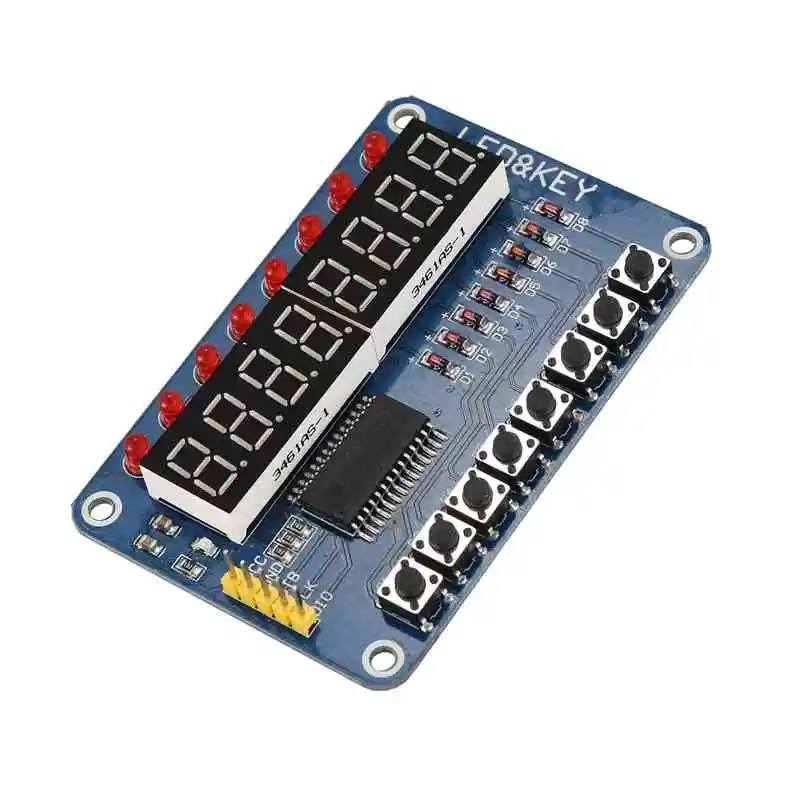 GTBL 8 бит цифровой светодиодный трубчатая лампа 8-Bit TM1638 ключ Дисплей модуля