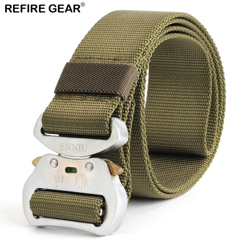 Мужские тактические нейлоновые ремни Refire Gear быстросъемный сверхмощный