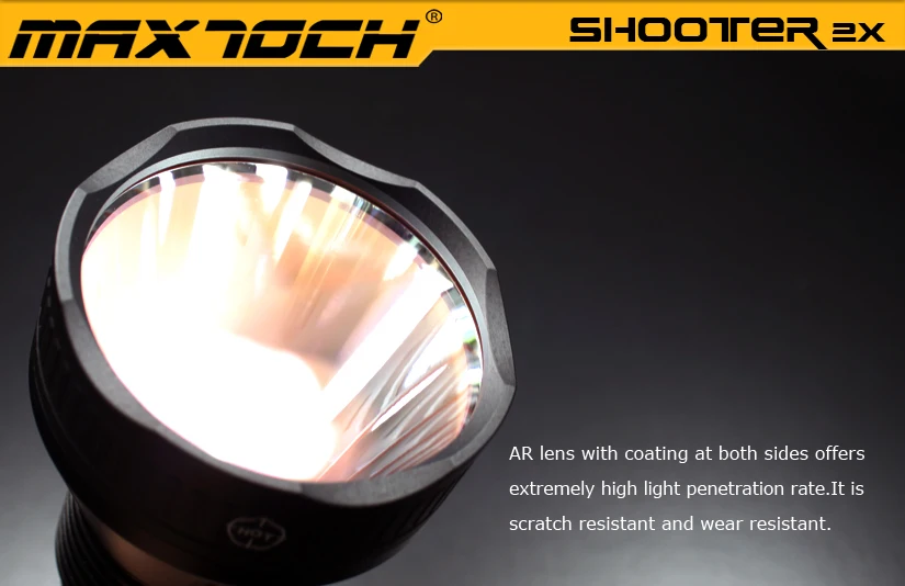 MAXTOCH Shooter 2X красный луч 750 м+ расстояние, 270lm, красный светодиодный Дальний Красный светильник, ночной охотничий фонарь