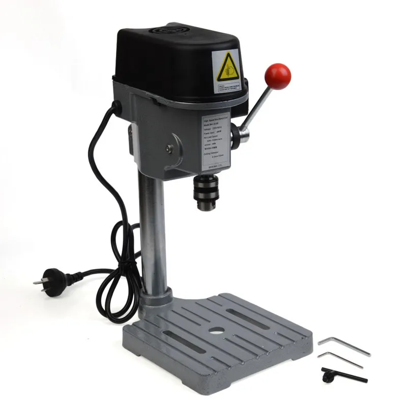 340W Mini Table Electric Drill Press 220V Drill Bits Power Tools 0.6mm-6.5mm