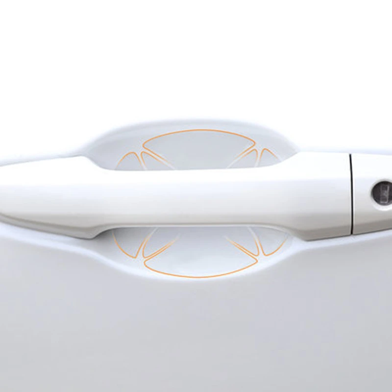 Автомобильный внешний Отдел дверные ручки чаши защитная пленка кожа носорога