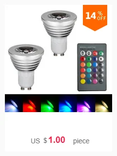 GU10 Светодиодный светильник E27 E14 110V 220V RGB прожектор лампада MR16 12V Светодиодный свет Рождество Bombillas с 24 клавишами дистанционного управления 16 цветов