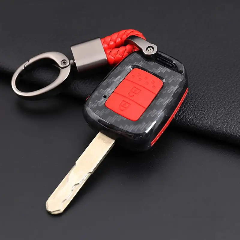 

Key Case For Car Carbon Fiber Key Cover For Honda Accord Civic Crv Jade Urv Fit Xrv Avancier Vezel City Crider Car Key Cover