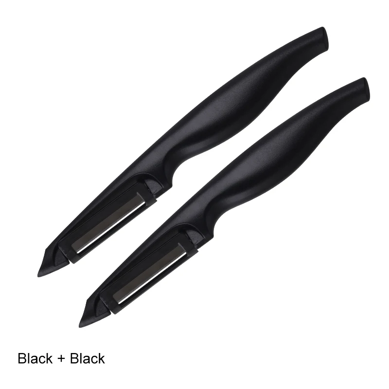 Black Black Керамический очиститель картофеля устройство резки овощей и фруктов нож для очистки овощей бытовой Apple Zester Кухонные гаджеты аксессуары - Цвет: Black Black