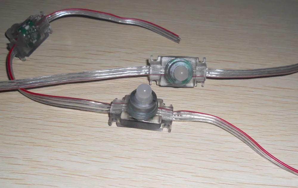 50 шт. DC5V WS2811 Светодиодный пиксельный узел с прозрачным проводом хорошей