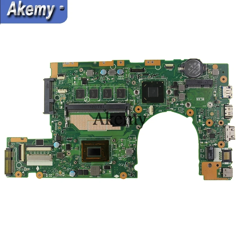 Akemy S400CA материнская плата для ноутбука For Asus S500CA S400C S500C S400 S500 тестовая