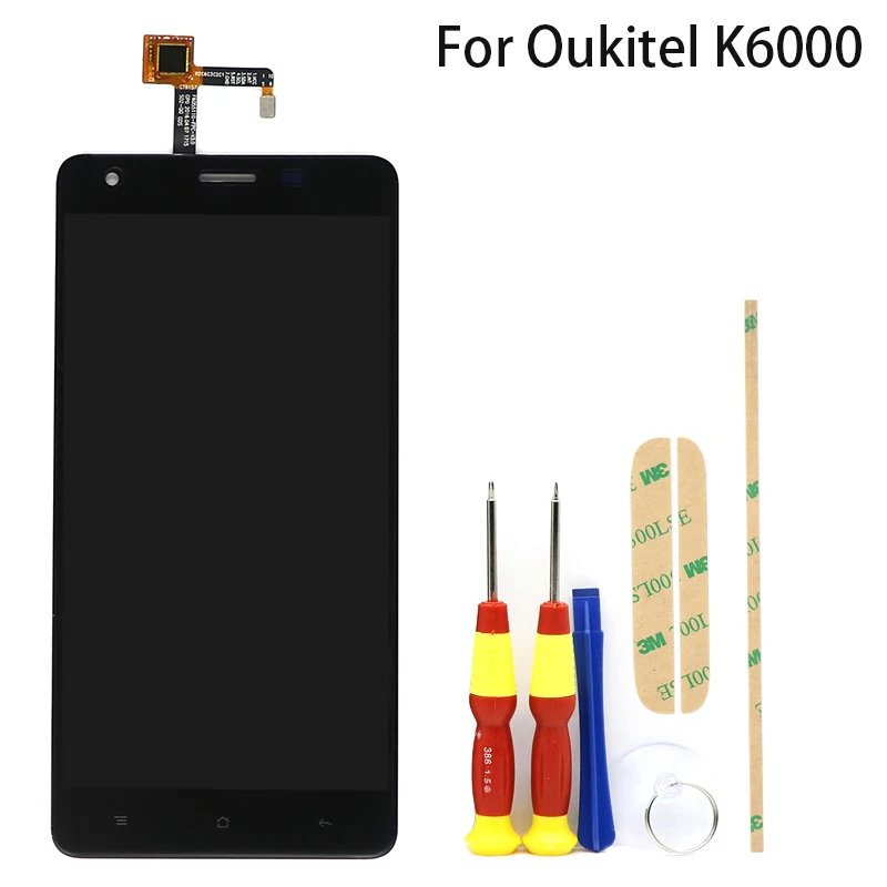 Для 5," 1280x720 Oukitel K6000 ЖК-дисплей для мобильного телефона lcd+ Oukitel K6000 Pro lcd кодирующий преобразователь сенсорного экрана в сборе lcd s