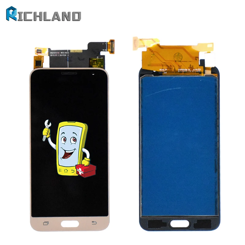 Для SAMSUNG GALAXY J3 lcd J320 J320F SM дисплей кодирующий преобразователь сенсорного экрана в