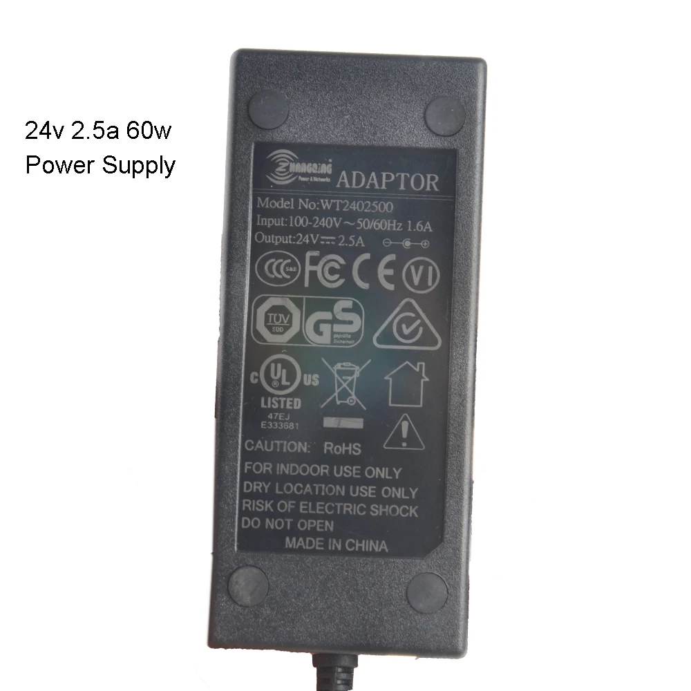 Настенное крепление на 6 портов 24 В 60 Вт Gigabit Power over Ethernet Инжектор PoE GPOE 24v60w