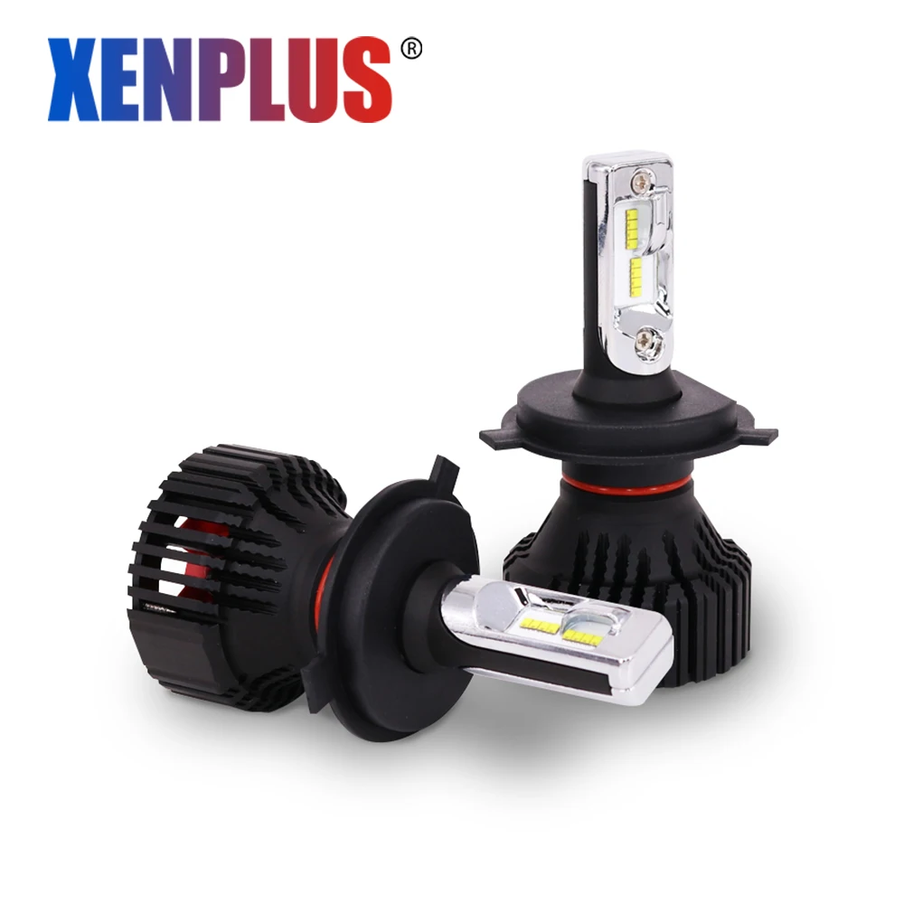 Xenplus H7 светодиодные лампы Автомобильные фары ZES 12 в 60 Вт 8000LM H4 Hi/Lo луч H11 H8 HB3 H10 9006 5202