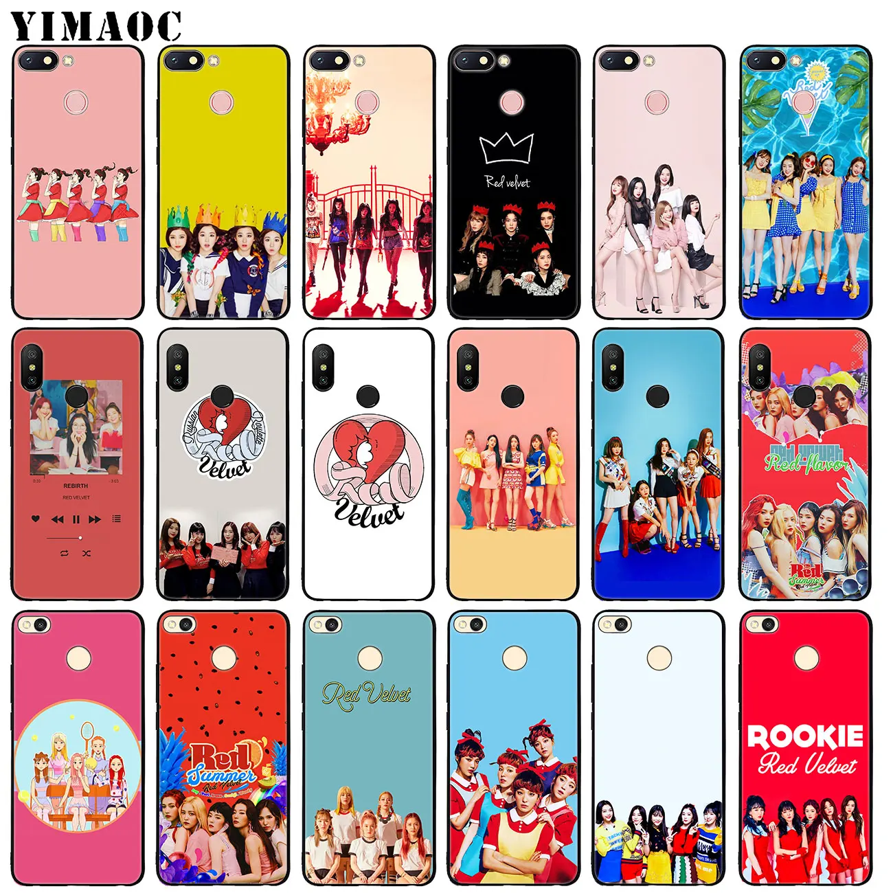 Мягкий силиконовый чехол YIMAOC из красного бархата для Xiaomi Redmi K30 K20 Note 8 8T 7 5 6 Pro Mi