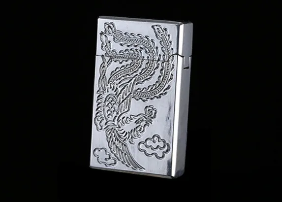 1 шт. креативная рельефная зажигалка с драконом ветрозащитная Бутановая газовая