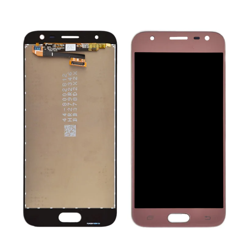 No frame Pink Для Samsung Galaxy J3 J330 J330F J330G ЖК-дисплей и кодирующий преобразователь сенсорного экрана в сборе J3 Pro Dual SIM lcd - Цвет: No frame Pink