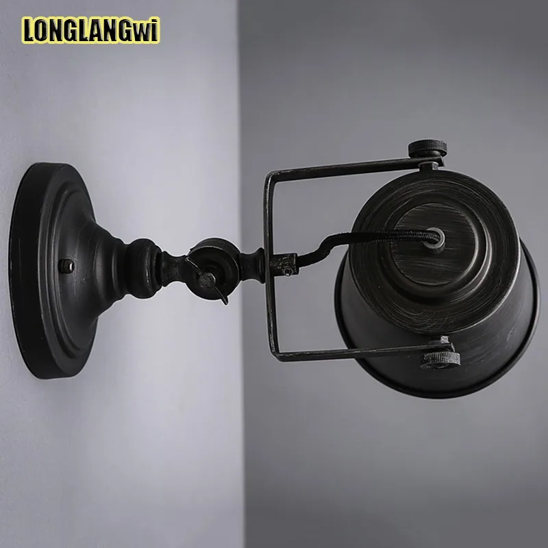 Креативная модная Регулируемая железная винтажная лампа Эдисона светодиодный