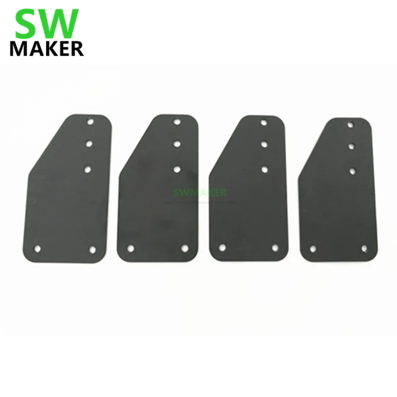SWMAKER 4 шт./лот X вырезная ЧПУ фреза часть стальная Y ось опорная пластина MakerSlide