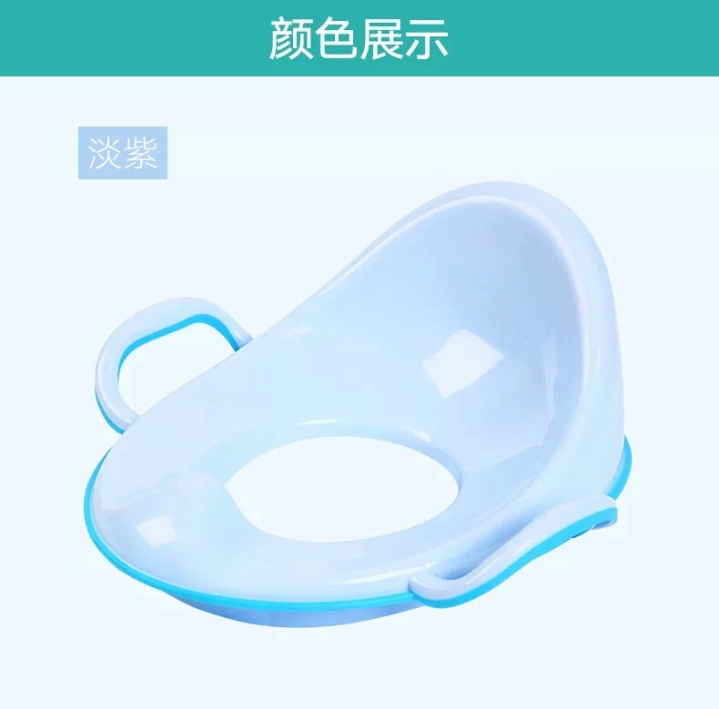 Light Purple Удобная мягкая подушка, мягкое сиденье для унитаза для детей с ручкой, детский тренировочный туалет, портативный Детский горшок, стул для унитаза - Цвет: Light Purple