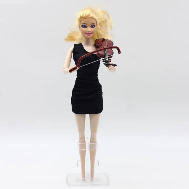 Модная Скрипка для куклы Барби 1/6 аксессуары музыкальные инструменты BJD детская
