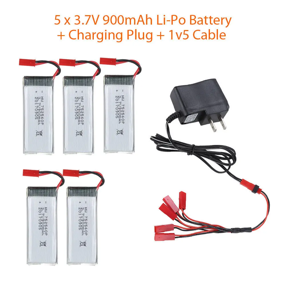 TOMLOV 5x3 7 V 900mAh Li Po аккумуляторная батарея JST вилка + 1v5 кабель зарядный разъем для