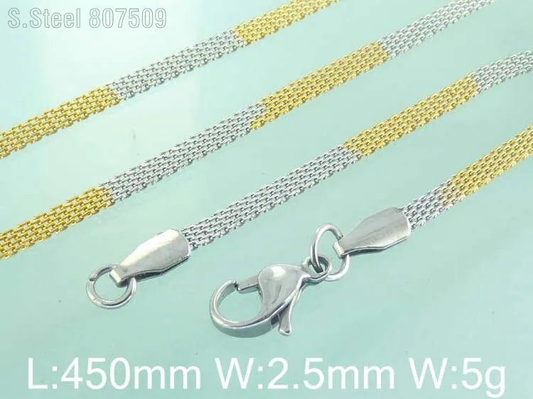 Оптовая продажа ювелирные изделия из нержавеющей стали модное ожерелье с