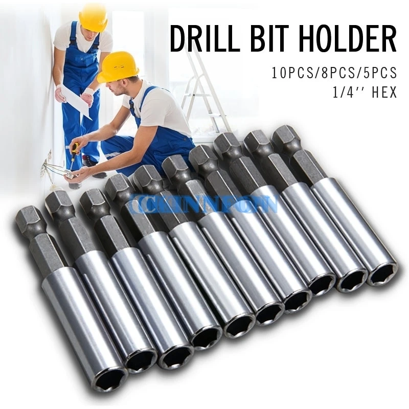 

DHL 500PCS Magnetic Extension Extend Socket Drill Bit Holder 1/4" Hex Power Tools