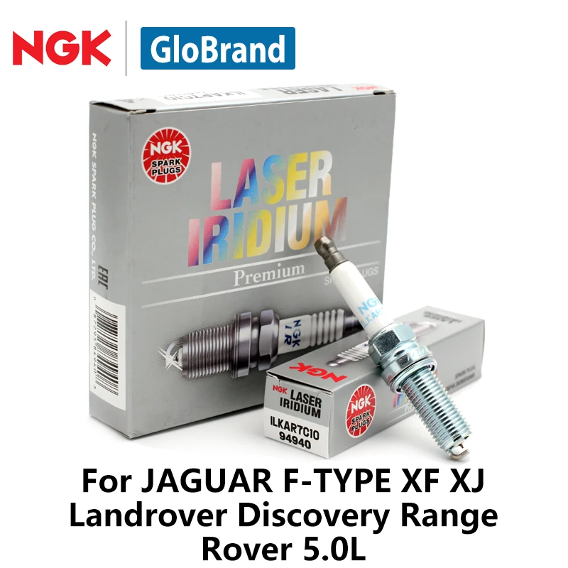 NGK Car Spark Plugs For JAGUAR F-TYPE XF XJ Landrover Discovery Range Rover 5.0L iridium platinum ILKAR7C10 94940 | Автомобили и