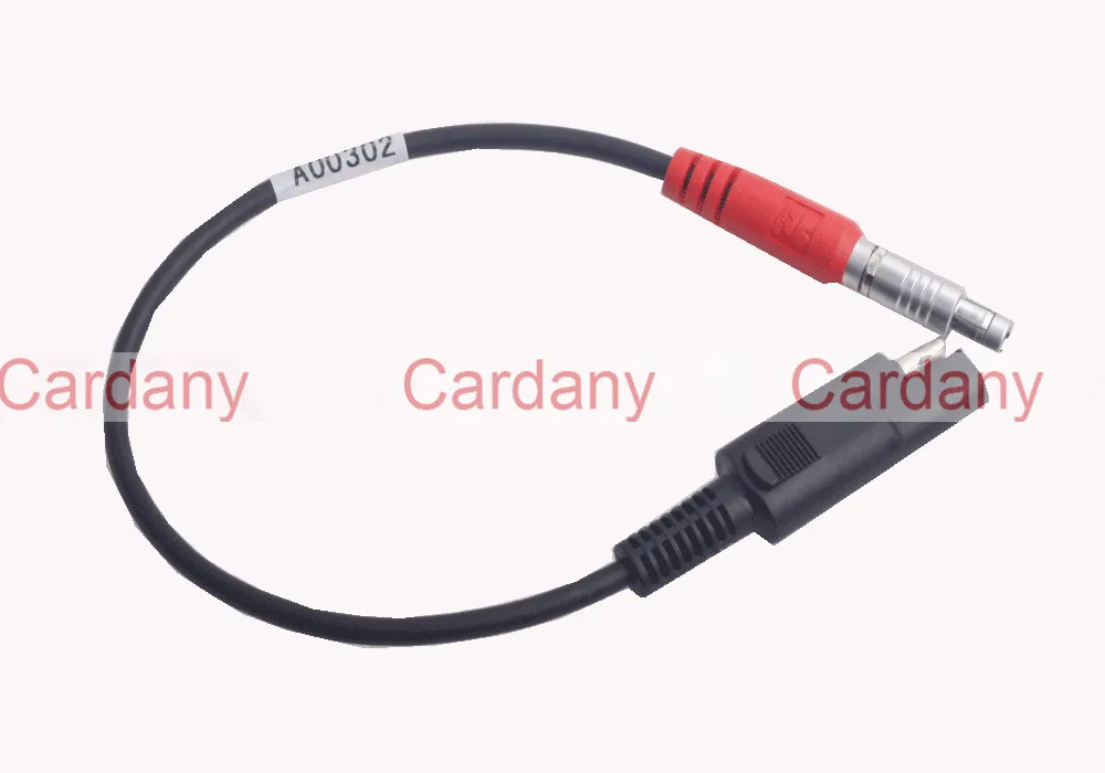 A00302 для Topcon SAE + 5 контактный силовой кабель Hiper & Lite GPS к 2 контактному разъему|connector