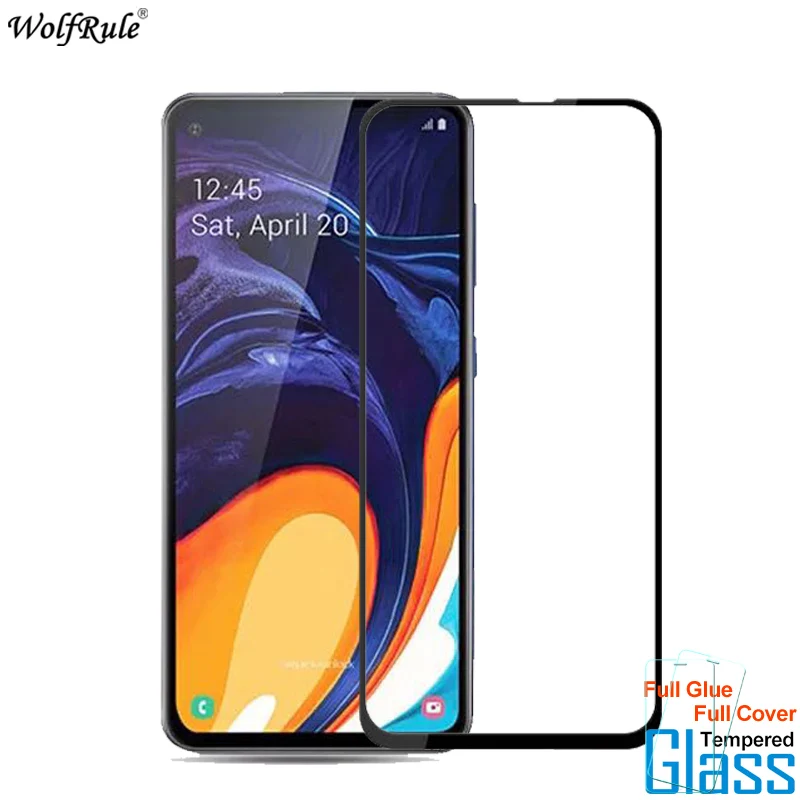 

2Pcs For Glass Samsung Galaxy A60 Screen Protector Full Glue Cover Tempered Glass For Samsung Galaxy A60 Glass A606 Phone Film