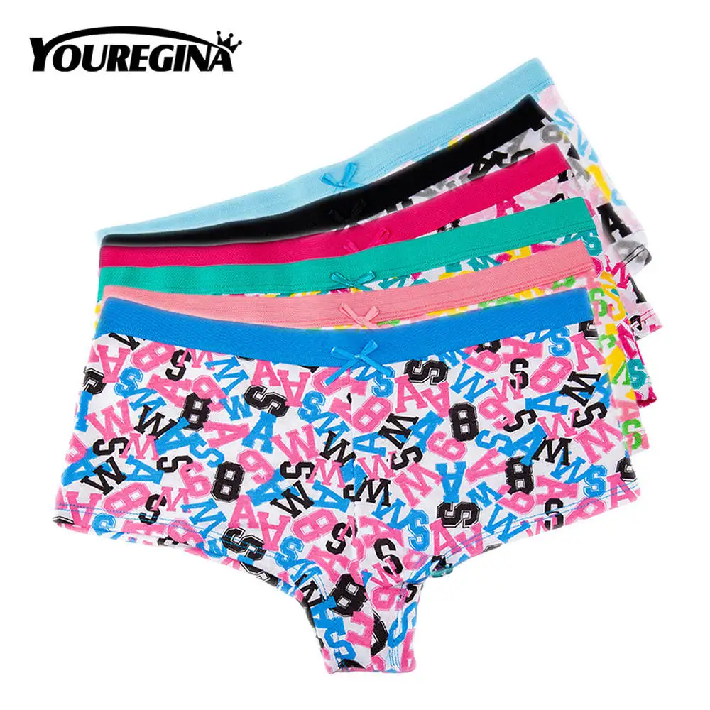 YOUREGINA/пикантные кружевные трусики для женщин, прозрачные однотонные женские одноцветные трусы-боксеры, шорты для мальчиков, 6 шт./партия, фиолетовые, черные, белые, MXL - Цвет: Y6868-6pcs-random