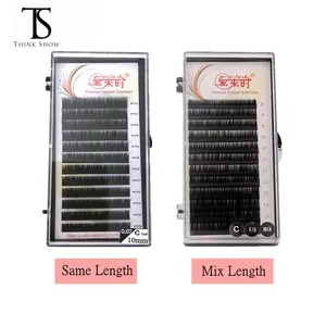 Ресницы THINKSHOW натуральные для наращивания из искусственной норки, ресницы для наращивания, все размеры