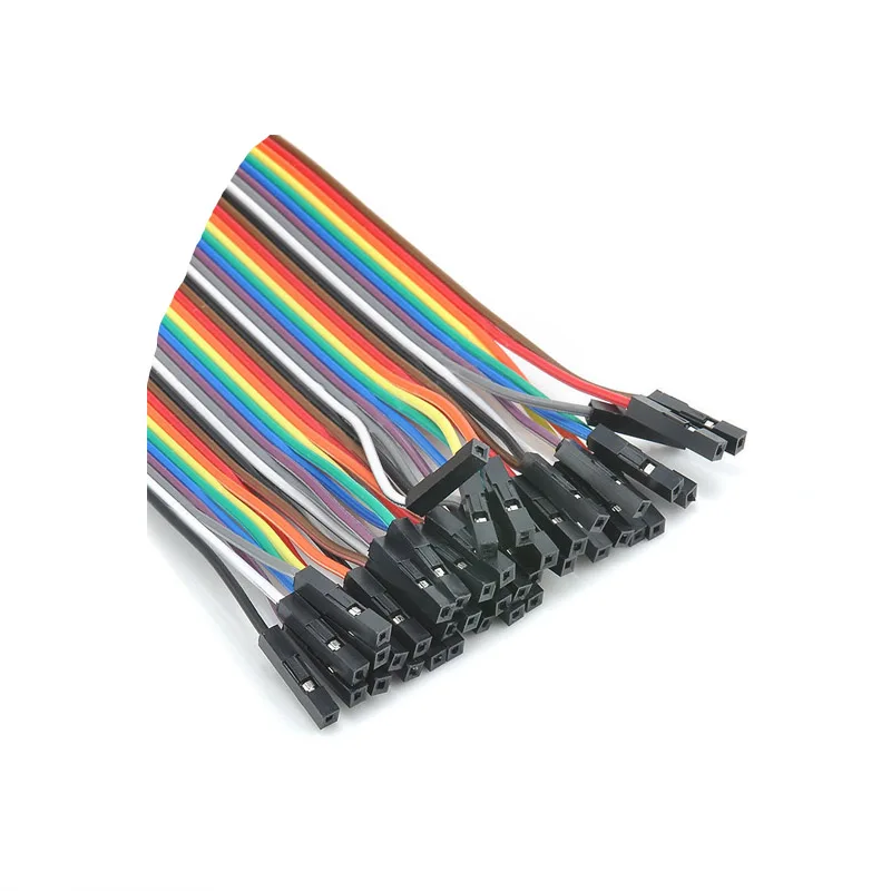 Новый кабель Мама мама 21 см для макетной платы Arduino Dupont Jumper 40P (1p 1p)|Кабели передачи