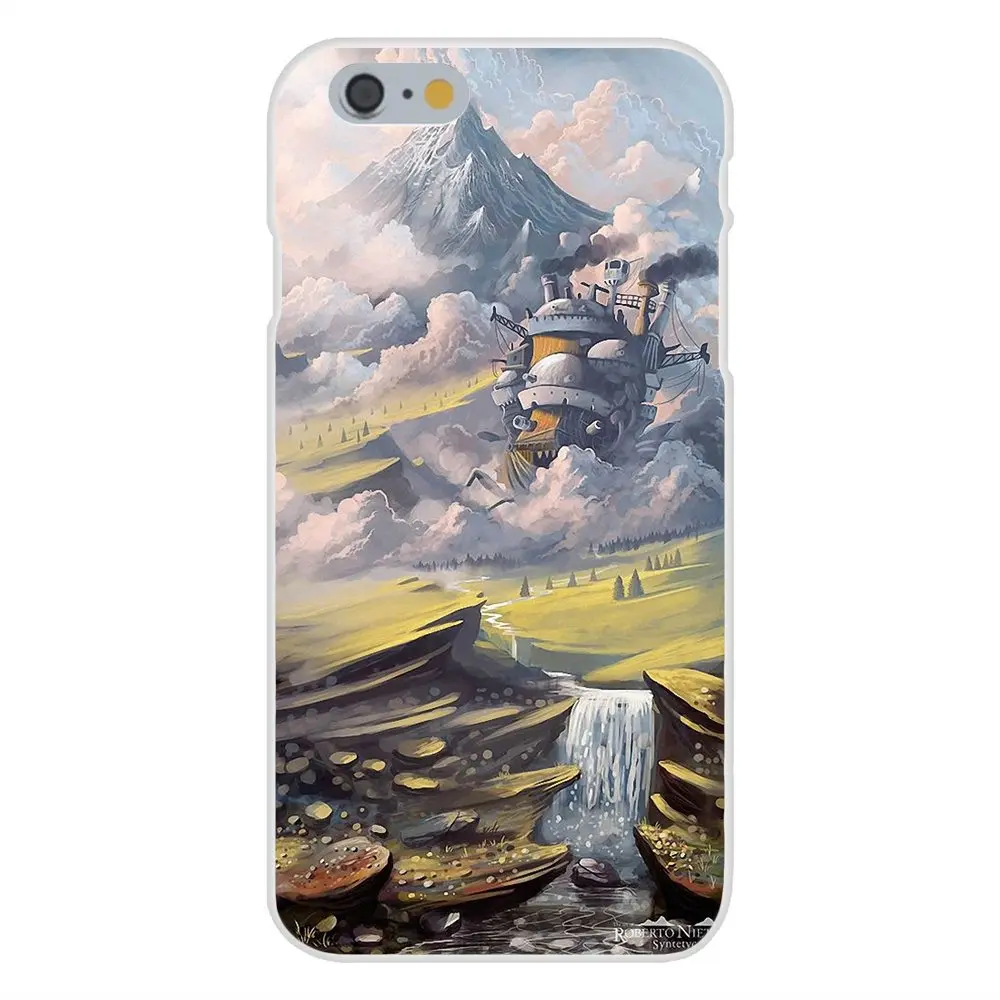 Aj18 Howl Moving Castle Аниме Арт Illust для Samsung Galaxy Note 5 8 9 S3 S4 S5 S6 S7 S8 S9 S10 mini Edge Plus Lite | Мобильные