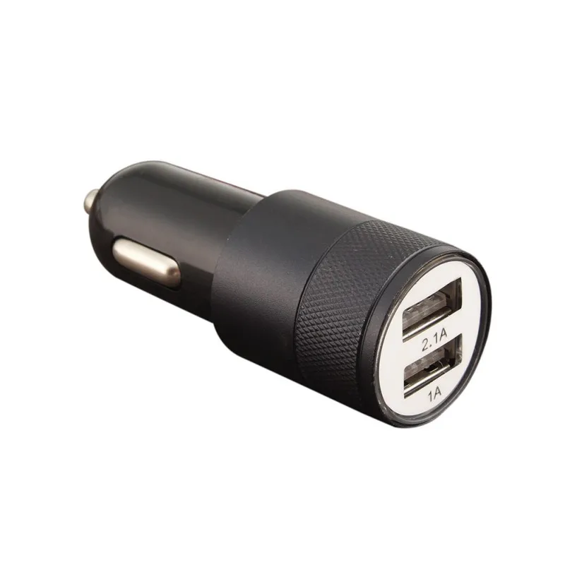 Стильный Мини дизайн Универсальный двойной USB порт Автомобильный прикуриватель