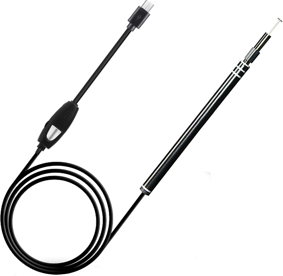 Многофункциональный эндоскоп Earpick 2 в 1 USB для очистки ушей HD визуальная Ушная