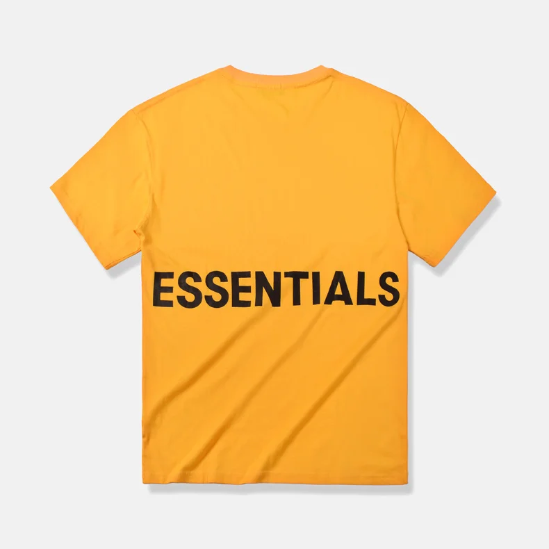 5 Черный Туман STREET белый/BLCK сетки с рукавами Essential для мужчин женщин Письмо печати футболка с коротким рукавом 5 цветов - Цвет: 5