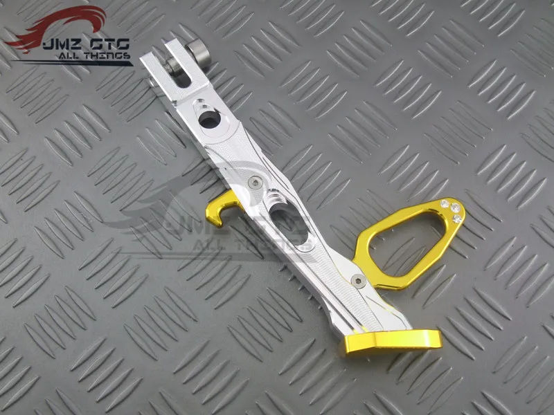 CNC алюминиевая мотоциклетная боковая подставка пластина подножка расширение колодки увеличитель для HONDA GROM MSX125