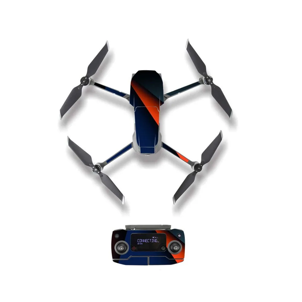 Камуфляжный Виниловая наклейка для батареи водостойкая наклейка для DJI Mavic 2 PRO/Mavic 2 Zoom-в комплекте Дрон и 3 батареи кожи