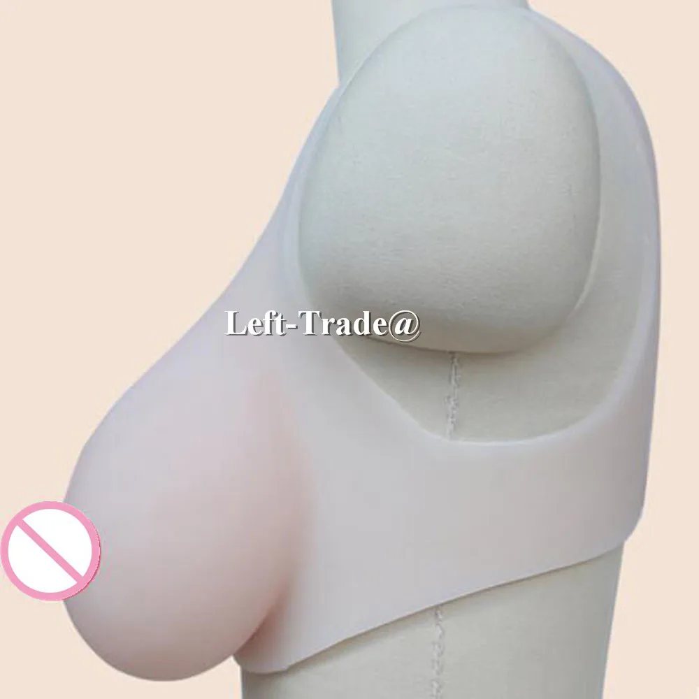 Цельная бесшовная чашка H очень огромный протез груди натуральная искусственная