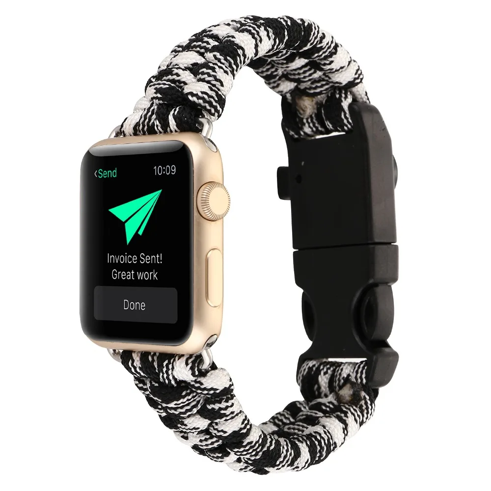 Тканый Шнур для Apple Watch ремешок iwatch 42 мм 38 | Наручные часы