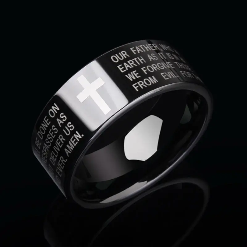 Кольца Saya из карбида вольфрама с лазерной гравировкой ширина 5 мм/7 мм черного