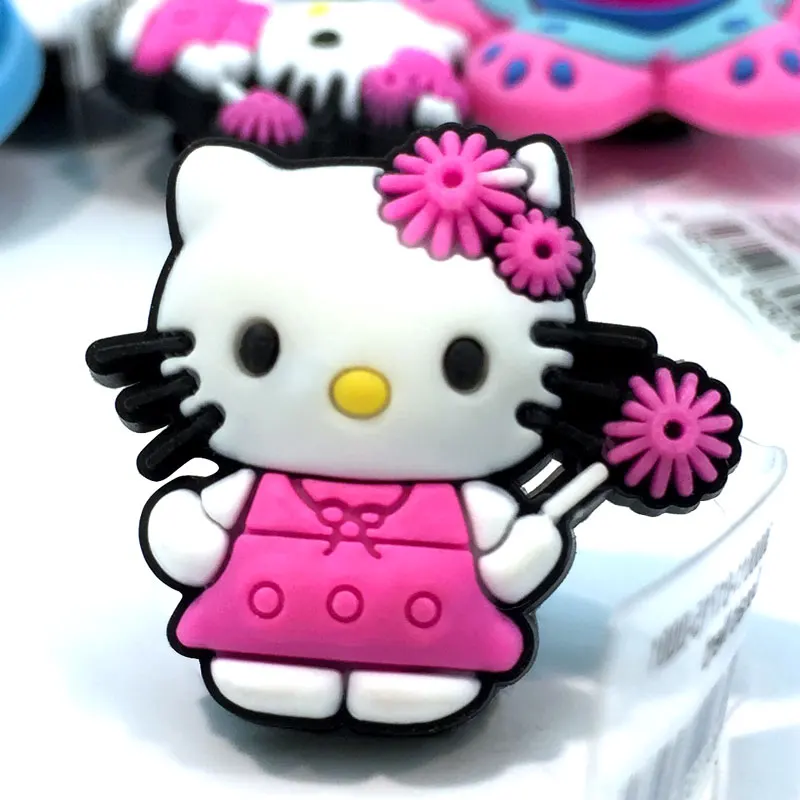 085 10 1 шт. Высокое качество hello kitty Горячие обувь с мультяшками амулеты аксессуары вечерние украшения для дома дети подарок Мода - Цвет: 085 10