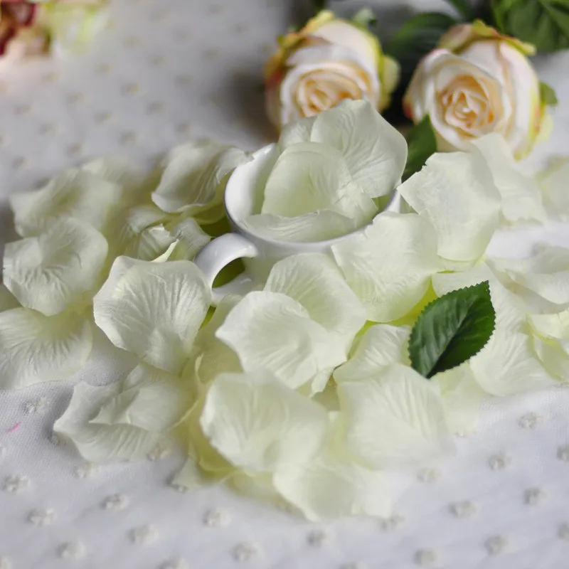 Bloemblaadjes Matrimonio Petalos De Rosa Boda 100 лепестки для свадьбы Свадебные украшения Flores|rose petal